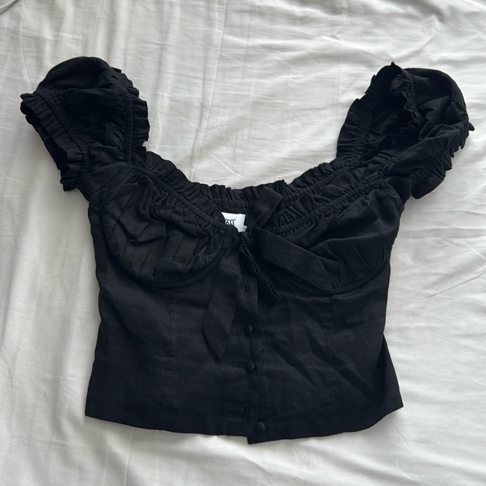 Princess Polly black elouise top